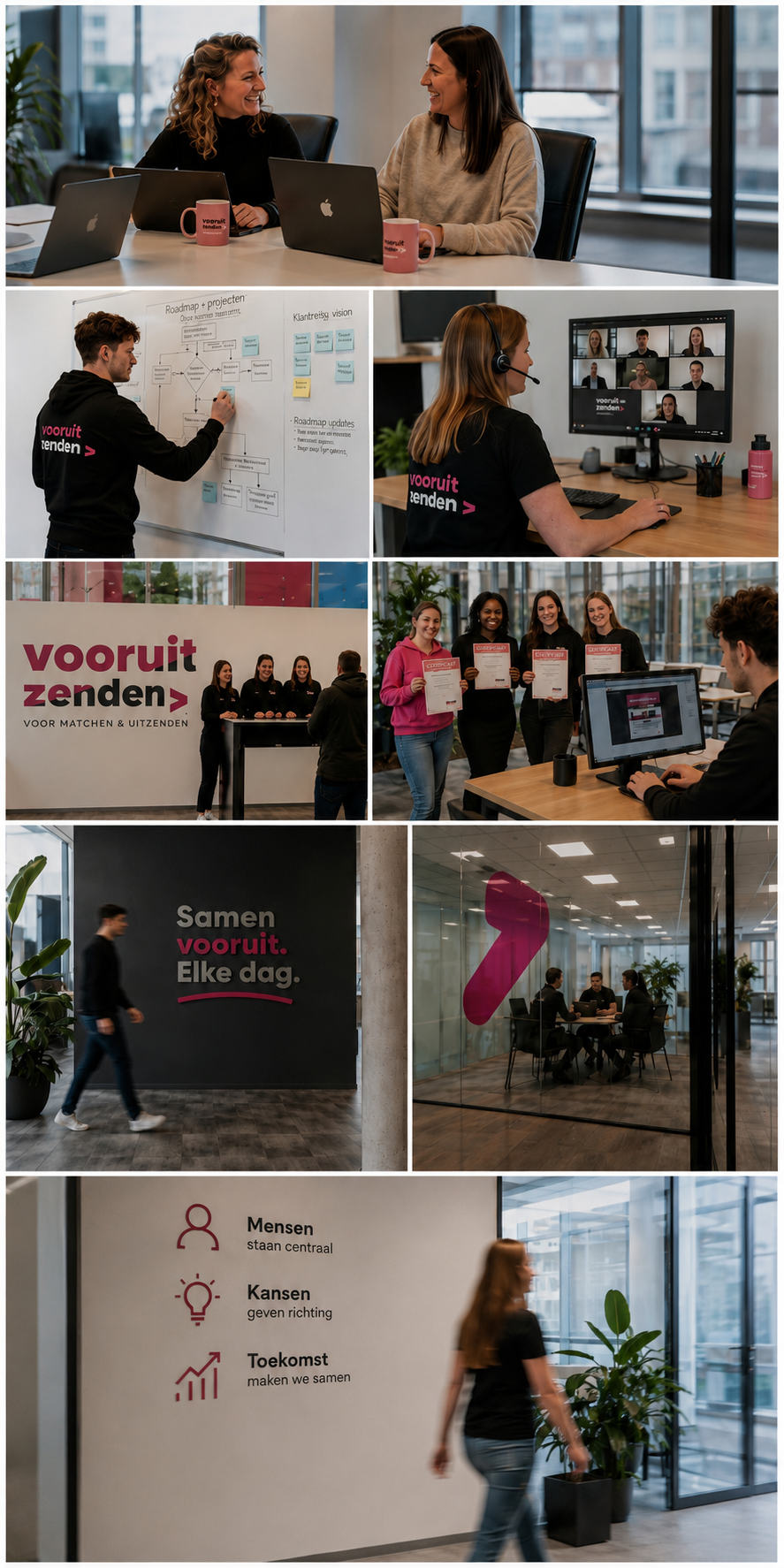 Stan collage met sfeerbeelden van Vooruitzenden